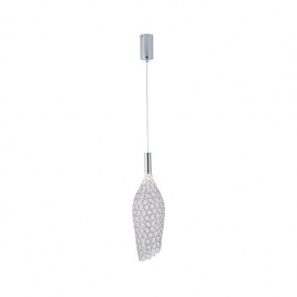 Arte Illumina Φωτιστικό Μονόφωτο Μέταλλο 6,3W 3000K 648lm 146x1780mm Ασημί PERFORATO (144-15062)