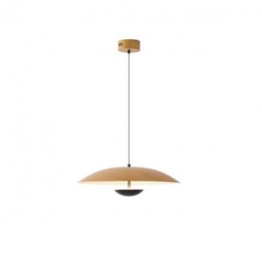 Arte Illumina Φωτιστικό Κρεμαστό Μονόφωτο με ΕΦΕ ΞύλοΥ LED 7W 338Lm 455X1160mm 3000K APSIS (144-15051)