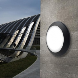 Fumagalli BERTA Απλίκα Τοίχου Μαύρη Ø275mm Ε27 (145-26190)