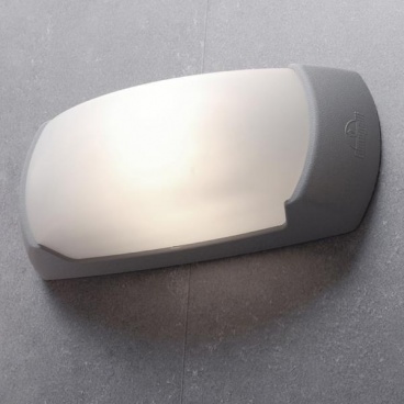 Fumagalli FRANCY-OP Απλίκα Τοίχου Up-Down Γκρι Οπάλ Ε27 300x130mm (145-26176)
