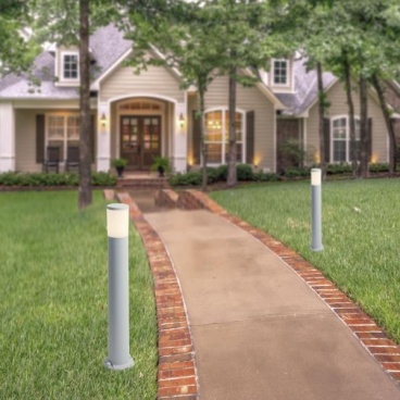 Fumagalli AMELIA 800 Γκρι Οπάλ E27 A60 LED 8.5W CCT (145-26167)