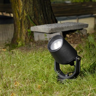 Fumagalli MINITOMMY EL SPIKE Προβολέας Μαύρος με Καρφί 3,5W GU10 310X122X135mm 2CCT (2700/4000K) (145-26106)