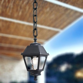 Fumagalli SICHEM MARY Κρεμαστό Φωτιστικό Τετράγωνο Μαύρο 180x780mm E27 (145-26036)