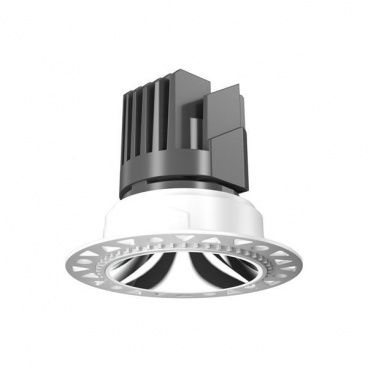 Eurolamp LED COB χωνευτό φωτιστικό γυψοσανίδας 9W 60° 3CCT (145-65100)
