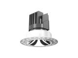 Eurolamp LED COB χωνευτό φωτιστικό γυψοσανίδας 9W 60° 3CCT (145-65100)