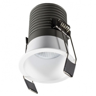 Eurolamp LED COB χωνευτό φωτιστικό 12W 36° 4000K (145-65014)