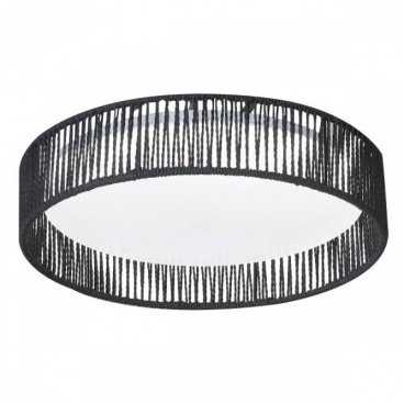 Spotlight Led Πλαφονιέρα 18W CCT Ø32 Μαύρη (6984)