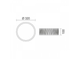 Spotlight Led Πλαφονιέρα 18W CCT Ø32 Λευκή (6983)