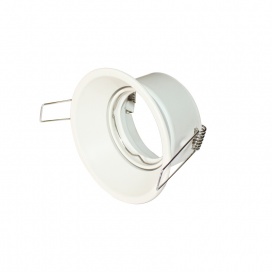 Σποτ Χωνευτό Στρογγυλό Κινητό MR16 & GU10 Λευκό (GLGUR1W)
