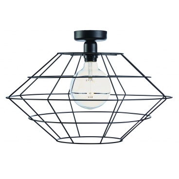 Arkolight Φωτιστικό Μονόφωτο Οροφής Μέταλλο Μαύρο Ε27 Φ50 (169-3/50)