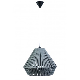 Arkolight Φωτιστικό Μονόφωτο ύφασμα Γκρι Ε27 Φ40 (P986-5/40)