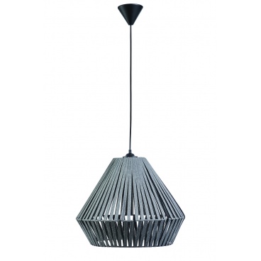 Arkolight Φωτιστικό Μονόφωτο ύφασμα Γκρι Ε27 Φ40 (P986-5/40)