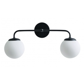 Arkolight Απλίκα Δίφωτη G9 Μαύρη Ματ (710-3/2)