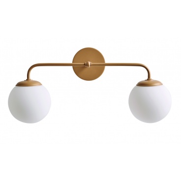 Arkolight Απλίκα Δίφωτη G9 Χρυσή Ματ (710-2/2)