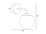 Arkolight Απλίκα G9 Χρυσή Ματ (710-2/1)