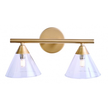 Arkolight Απλίκα Δίφωτη G9 Χρυσό Ματ (1621-2/2)