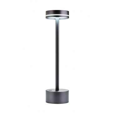 Arkolight Φωτιστικό Επαναφορτιζόμενο Led 3W 3CCT Dimmable Γραφίτης (1630-8)