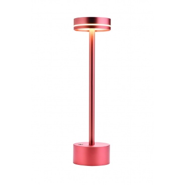 Arkolight Φωτιστικό Επαναφορτιζόμενο Led 3W 3CCT Dimmable Ροζ Χρυσό (1630-2)