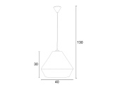 Arkolight Φωτιστικό Μονόφωτο Σχοινί Μαύρο Ε27 Φ40 (Ρ976-4/40)