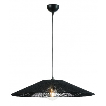 Arkolight Φωτιστικό Μονόφωτο Σχοινί Μαύρο Ε27 Φ70 (984-4/70)