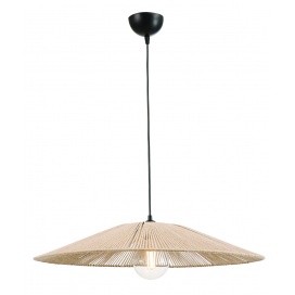 Arkolight Φωτιστικό Μονόφωτο Σχοινί Natural Ε27 Φ70 (984-2/70)