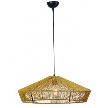 Arkolight Φωτιστικό Μονόφωτο Σχοινί Natural Ε27 Φ55 (985-2/55)