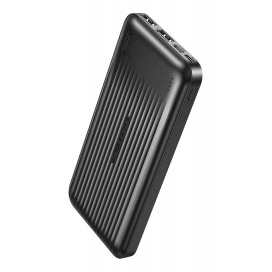 XO PB301 Power Bank 10000mAh με 2 Θύρες USB-A Μαύρο