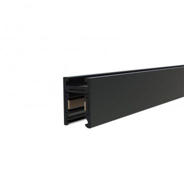 Aca Mini Μαγνητική Ράγα 24V DC 1m Μαύρη (TMS1MB)