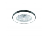 Aca Ανεμιστήρας Οροφής LED CCT 50cm DC22W 7 Πτερυγίων Μαύρος (FANOKBL10G)