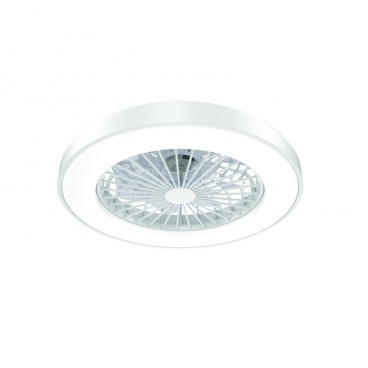 Aca Ανεμιστήρας Οροφής LED CCT 50cm DC22W 7 Πτερυγίων Λευκός (FANOKWH10G)