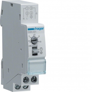 Hager Αυτόματος Κλιμακοστασίου 0.30-10min 230V 16A (EMN001)