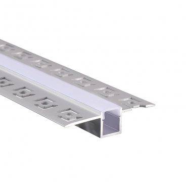 Aca JADE Trimless Προφίλ με πολυκαρβονικό οπάλ κάλυμμα (P121U) (τιμή μέτρου)