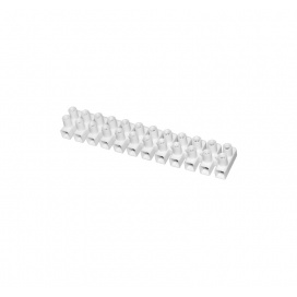 Adeleq Κλέμα Πολυπροπυλενίου 6mm Λευκή (8-006)