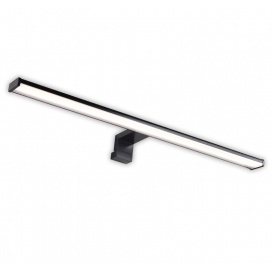 Adeleq Επιτοίχιο Led Φωτιστικό Μπάνιου 8W 4000K Μαύρο (3-400811)