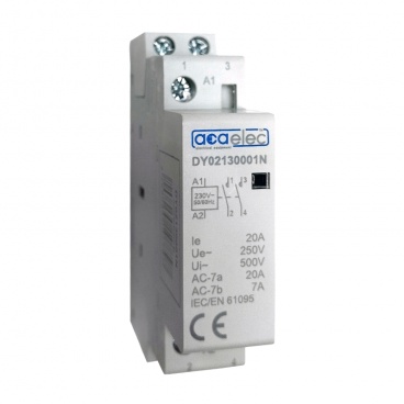 Ρελέ Ράγας 20Α 2NO 1M 230V (DY02130001N)
