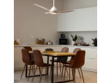 Aca Ανεμιστήρας Οροφής 130cm DC40W 3 Πτερυγίων Ανοικτό Καφέ (FANKVN30G)