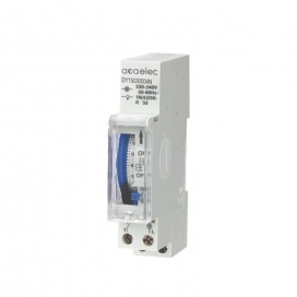 Χρονοδιακόπτης Αναλογικός Στενός 1NO 16Α 230V με 70Hrs Εφεδρεία (DY15030004)