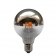 Λάμπα COG LED Half Silver Globe Ø95 6W E27 2700K Dimmable (GLOBE956WWDIMS)