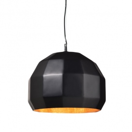 Aca Μονόφωτο Φωτιστικό Μαύρο - Χρυσό