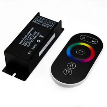 RGB Power Controller με τηλεχειριστήριο αφής RF 12V 216W - 24V 432W (SZ100-TOUCH)