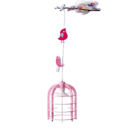 Aca Παιδικό Φωτιστικό Οροφής Ροζ&nbsp;(MD150411P)