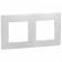 Legrand Niloe Πλαίσο 2 Θέσεων Λευκή (665002)