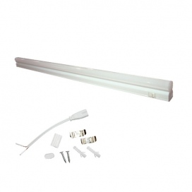 LED SMD πλαστικό γραμμικό φωτιστικό τύπου T5 120cm 17W 3000K (PHILO17WW)