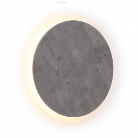 Aca Led Επιτοίχιο Φωτιστικό 15W 3000K Ø30 Απόχρωση Τσιμέντου (ZM1715LEDWC)