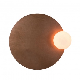 Zambelis Lights Επιτοίχιο Φωτιστικό Αντικέ Χάλκινο (17105)