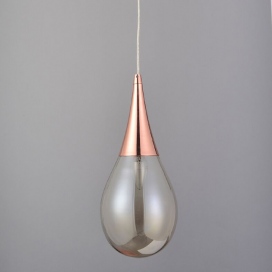 Aca Μονόφωτο Κρεμαστό Φωτιστικό Χάλκινο (OD53421CP)