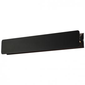 Aca Led Επιτοίχιο Φωτιστικό 15W 3000K Μαύρο (ZD806415LEDBK)