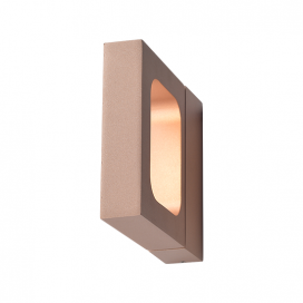 Aca Led Επιτοίχιο Φωτιστικό 6W 3000K Σκούρο Χρυσό (ZD80856LEDGD)