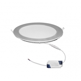 Led SMD slim panel Ø22 18W 120° 4000K Ασημί (21-018161)
