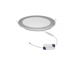 Led SMD slim panel Ø22 18W 120° 4000K Ασημί (21-018161)